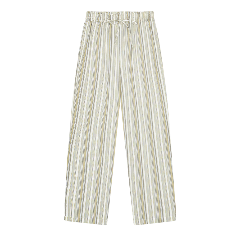 Moon Stripe bukser - Olive Gray Stripe